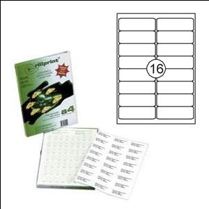 Uzlīmes Rillprint 99.1x33.9mm 100 loksnes A4 formāta Uzlīmes Rillprint 99.1x33.9mm 100 loksnes A4 formāta