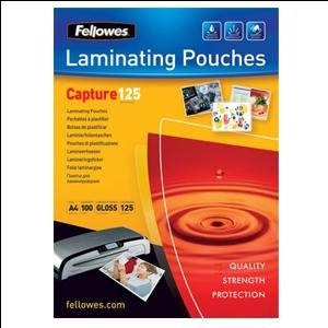 Кармашки для ламинирования A3/125микрон 100 штук FELLOWES