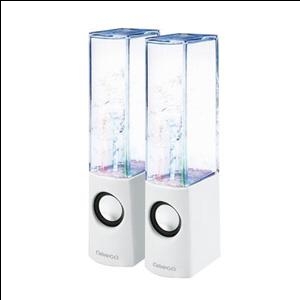 Колонки Dancing Water USB белые OMEGA OG12DSW