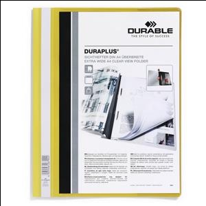 Mape ātršuvējs Duraplus DURABLE A4+ dzeltena