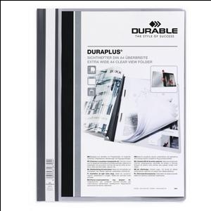 Mape ātršuvējs Duraplus DURABLE A4+ pelēka DE