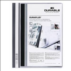 Mape ātršuvējs Duraplus DURABLE A4+ pelēka