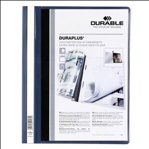 Mape ātršuvējs Duraplus DURABLE A4+ tumši zila Mape ātršuvējs Duraplus DURABLE A4+ tumši zila