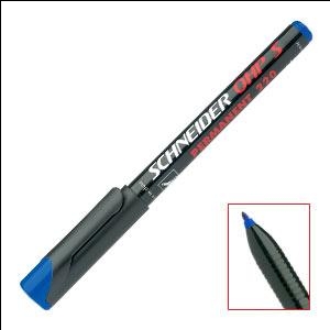 Permanentais marķieris OHP 220 zils 0.4mm, Schneider Permanentais marķieris OHP 220 zils 0.4mm, Schneider