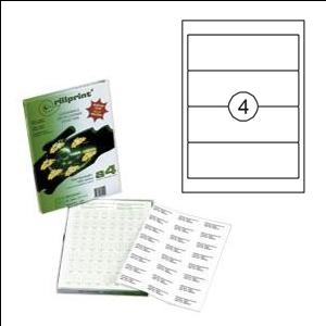 Uzlīmes Rillprint 192x62mm 100 loksnes A4 formāta, Rillstab Uzlīmes Rillprint 192x62mm 100 loksnes A4 formāta, Rillstab
