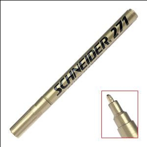 Маркер перманентный SCHNEIDER 271 золотой Маркер перманентный SCHNEIDER 271 золотой