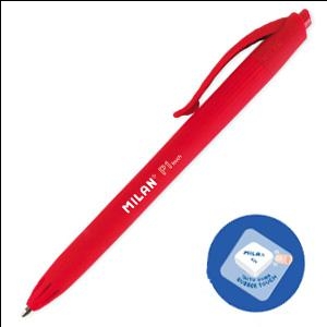 Pildspalva lodīšu P1 touch 1.0mm, sarkana, MILAN Pildspalva lodīšu P1 touch 1.0mm, sarkana, MILAN