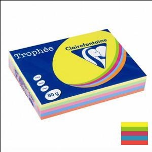 Papīrs Trophee asorti/intens.A4/80g/500l