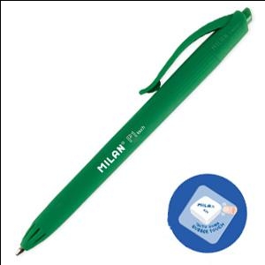 Pildspalva lodīšu P1 touch 1.0mm, zaļa, MILAN Pildspalva lodīšu P1 touch 1.0mm, zaļa, MILAN