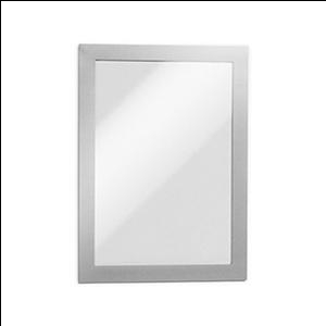 Pašlīpoša kabata Durable DURAFRAME A4, ar rāmi sudraba krāsā Pašlīpoša kabata Durable DURAFRAME A4, ar rāmi sudraba krāsā