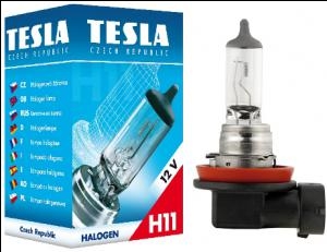 Auto spuldze H11 12V 55W PGJ19-2 halogēna TESLA