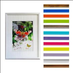 Фоторамка 21x30cм AURA розовая пластиковая