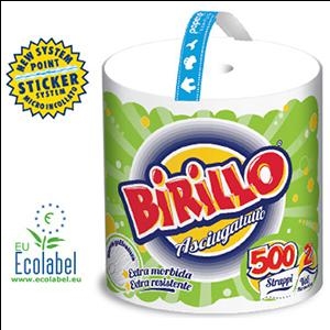 Полотенца BIRILLO,  110м,  2 слоя,  целлюлоза,  белые