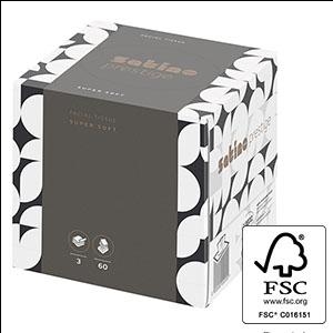 Kosmētiskās salvetes Cube Satino Prestige 3 slāni 60gab. Kosmētiskās salvetes Cube Satino Prestige 3 slāni 60gab.