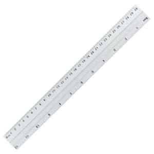 Lineāls 30cm alumīnija ar gumijas joslu GR-114-30 GRAND Lineāls 30cm alumīnija ar gumijas joslu GR-114-30 GRAND