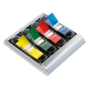Indeksi 12.5x43mm 4krāsas x36lap. kompl.metāla turētājā INF Indeksi 12.5x43mm 4krāsas x36lap. kompl.metāla turētājā INF