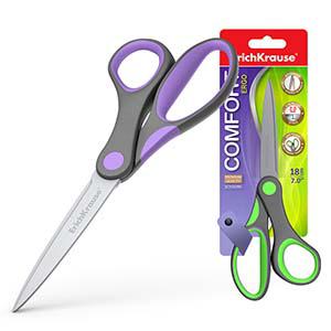 Šķēres 18cm gumijoti rokturi COMFORT, ErichKrause Šķēres 18cm gumijoti rokturi COMFORT, ErichKrause