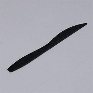 Naži 18cm/50gab.melni daudzreizliet.plastmasas Naži 18cm/50gab.melni daudzreizliet.plastmasas