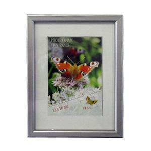 Fotorāmis 13x18cm AURA plastikāta sudraba krāsa Fotorāmis 13x18cm AURA plastikāta sudraba krāsa