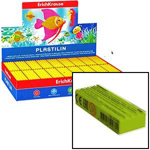 Plastilīns 18g. citronzaļš,  ErichKrause