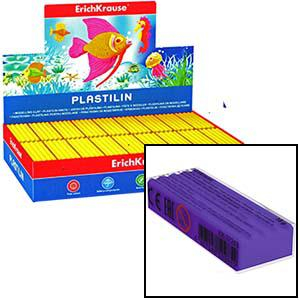 Plastilīns 18g. violets,  ErichKrause