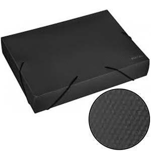 Mape ar gumiju A4, 60mm, melna DE Mape ar gumiju A4, 60mm, melna DE