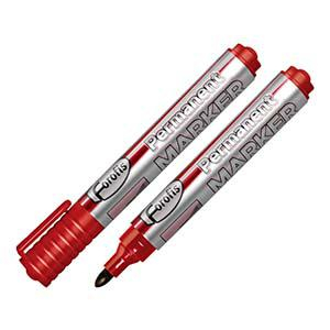 Noturīgais marķieris 4mm konisks sarkans Forofis DE