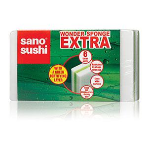 Sūklis Sano MAGIC Extra tīrīšanai ar ūdeni 6gab. Sūklis Sano MAGIC Extra tīrīšanai ar ūdeni 6gab.