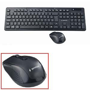 Tastatūra ar peli bezvada KBS-WCH-03 US melna Gembird