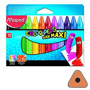 Krītiņi vaska 12 krāsas Wax Jumbo Krītiņi vaska 12 krāsas Wax Jumbo