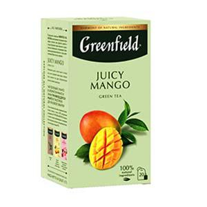 GREENFIELD Juicy Mango zaļā tēja 20x1.7g