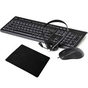 Komplēkts 4in1 tastatūra/pele/austiņas/paliktnis Fiesta Komplēkts 4in1 tastatūra/pele/austiņas/paliktnis Fiesta