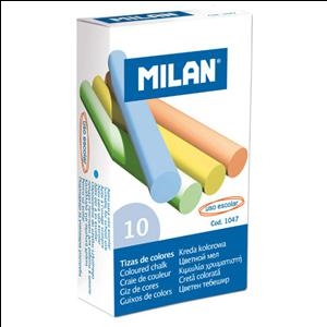 Мел цветной 10 штук MILAN