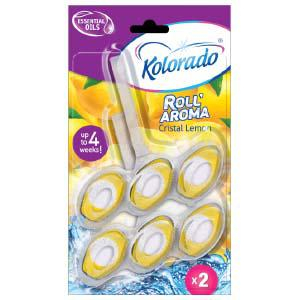 Туалетный блок Roll Aroma Lemon 2 штуки x51г.