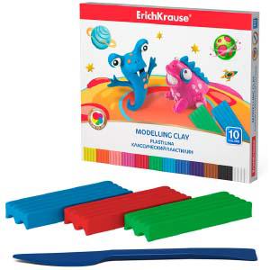 Plastilīns 10 krāsas Cosmic Monsters ErichKrause