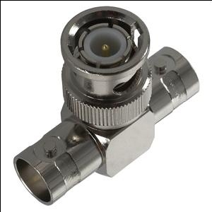Adapteris BA005 F-M-F BNC Adapteris BA005 F-M-F BNC