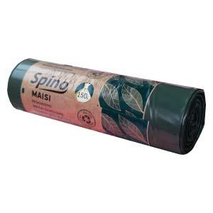 Maisi atkritumu 150L/5gab. 60mikr,  75x115cm,  LDPE zaļie Spin