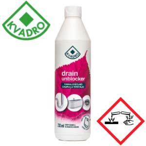 Kanalizācijas cauruļu tīrītājs, 730ml, KVADRO Kanalizācijas cauruļu tīrītājs, 730ml, KVADRO