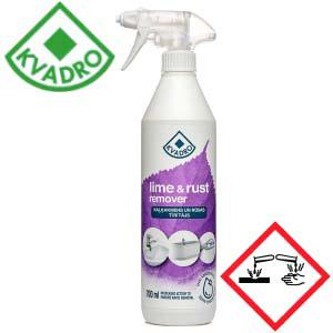 Kaļķakmens un rūsas tīrītājs, 700ml KVADRO Kaļķakmens un rūsas tīrītājs, 700ml KVADRO