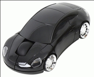 Pele datora bezvada CAR OM-300 melna Omega