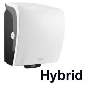 Turētājs dvieļiem ruļļos Katrin Hybrid System, balts Turētājs dvieļiem ruļļos Katrin Hybrid System, balts
