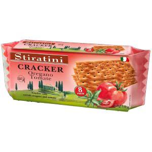 Cepumi kreķeri ar tomātu un oregano 250gr Cepumi kreķeri ar tomātu un oregano 250gr