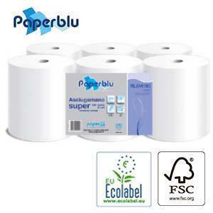 Полотенца в рулонах, 2 слоя, 130м, Paperblue Полотенца в рулонах, 2 слоя, 130м, Paperblue