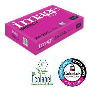 Papīrs A4 200g/m2 Image Impact 250 loksnes Papīrs A4 200g/m2 Image Impact 250 loksnes