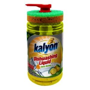 KALYON trauku mazgāšanas līdzeklis 1L LEMON ar dozatoru