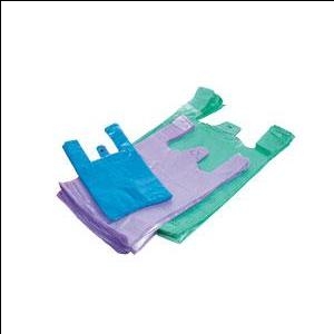 Maisiņi ar rokt.30x15x55,  12mik dzelteni 100gab,  HDPE