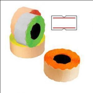 Marķēšanas lente 21.5x12mm balta 1000uzl/rul