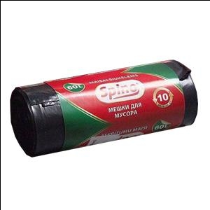 Maisi atkritumu 60L/10gab. 33mic.,  LDPE,  60x86cm,  melni