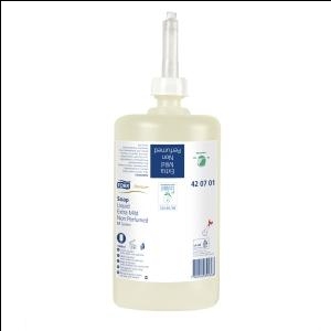Šķidrās ziepes Premium Mild Non Perfumed 1000ml,  baltas TORK