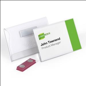 Personas karte 54x90mm ar magnētisko turētāju, DURABLE Personas karte 54x90mm ar magnētisko turētāju, DURABLE